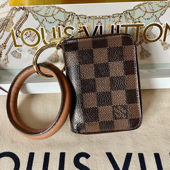 Louis Vuitton Damier Ebene Compact LV Zippy Wallet Wristlet - Picture 3 of 16